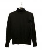 Spick and Spanスピックアンドスパン）の古着「18Gタートルネックプルオーバー」｜ブラック