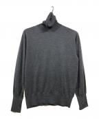 Spick and Spanスピックアンドスパン）の古着「18Gタートルネックプルオーバー」｜グレー
