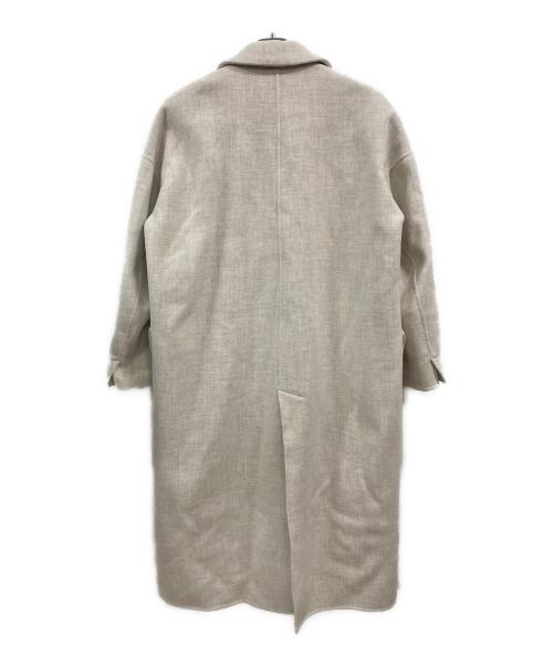 ENFOLD（エンフォルド）ENFOLD (エンフォルド) WOダブルフェイス 立体ポケットコート　300CA330-1650 ベージュ サイズ:38の古着・服飾アイテム