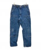 CarHarttカーハート）の古着「DOUBLE FRONT DENIM WORK PANT　B07」｜インディゴ