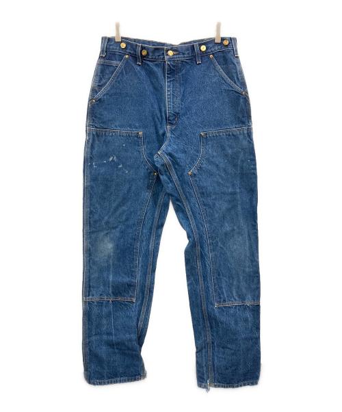 CarHartt（カーハート）CarHartt (カーハート) DOUBLE FRONT DENIM WORK PANT　B07 インディゴ サイズ:34/34の古着・服飾アイテム