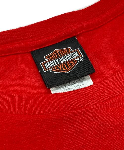 HARLEY-DAVIDSON（ハーレーダビッドソン）HARLEY-DAVIDSON (ハーレーダビッドソン) Tシャツ レッド サイズ:表記無しの古着・服飾アイテム