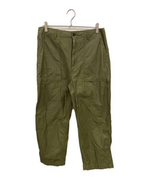 ordinary fits（オーディナリーフィッツ）Ordinary fits (オーディナリーフィッツ) ベイカーパンツ オリーブ サイズ:3の古着・服飾アイテム