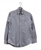 POLO RALPH LAURENポロ・ラルフローレン）の古着「ストライプシャツ」｜ブルー×ホワイト