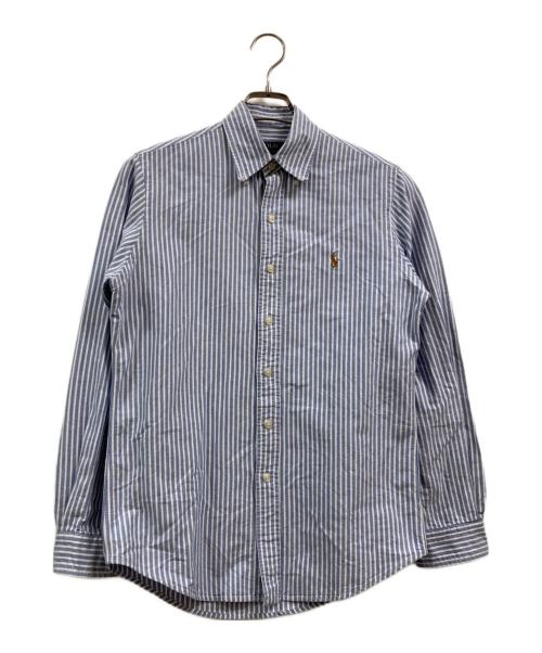 POLO RALPH LAUREN（ポロ・ラルフローレン）POLO RALPH LAUREN (ポロ・ラルフローレン) ストライプシャツ ブルー×ホワイト サイズ:XSの古着・服飾アイテム
