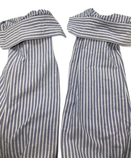 POLO RALPH LAUREN（ポロ・ラルフローレン）POLO RALPH LAUREN (ポロ・ラルフローレン) ストライプシャツ ブルー×ホワイト サイズ:XSの古着・服飾アイテム