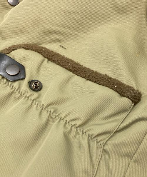 FINAL HOME（ファイナルホーム）FINAL HOME (ファイナルホーム) ボア付きナイロンベスト グリーン サイズ:02の古着・服飾アイテム