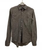 FRANK LEDERフランクリーダー）の古着「リネンシャツ」｜ブラック