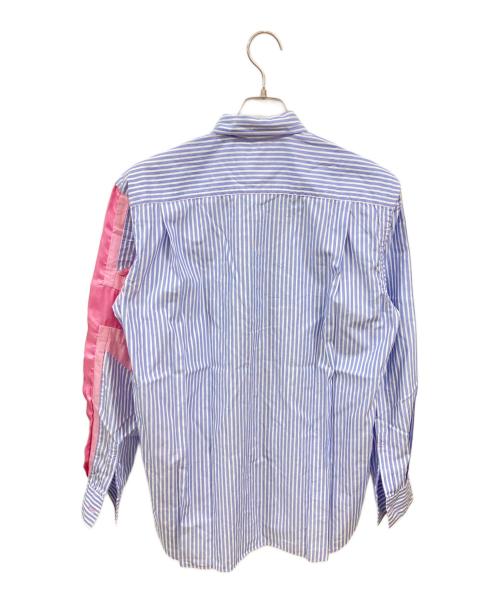 COMME des GARCONS SHIRT（コムデギャルソンシャツ）COMME des GARCONS SHIRT (コムデギャルソンシャツ) ストライプシャツ ブルー サイズ:Sの古着・服飾アイテム