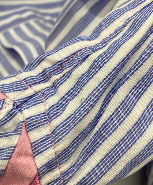 COMME des GARCONS SHIRT（コムデギャルソンシャツ）COMME des GARCONS SHIRT (コムデギャルソンシャツ) ストライプシャツ ブルー サイズ:Sの古着・服飾アイテム