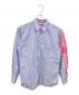 COMME des GARCONS SHIRT（コムデギャルソンシャツ）の古着「ストライプシャツ」｜ブルー
