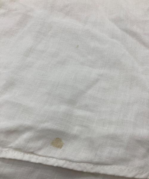 STONE ISLAND（ストーンアイランド）STONE ISLAND (ストーンアイランド) リネンシャツ ホワイト サイズ:Lの古着・服飾アイテム