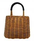 plein de bonnes chosesピュアルセシン）の古着「カゴバッグ」｜ベージュ