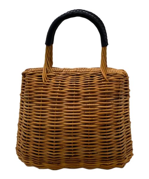 plein de bonnes choses（ピュアルセシン）plein de bonnes choses (ピュアルセシン) カゴバッグ ベージュの古着・服飾アイテム