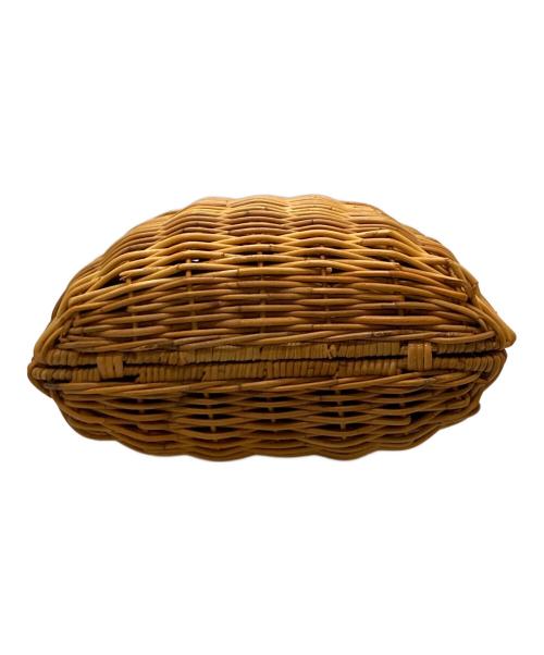 plein de bonnes choses（ピュアルセシン）plein de bonnes choses (ピュアルセシン) カゴバッグ ベージュの古着・服飾アイテム