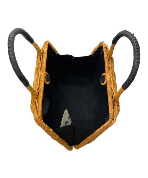 plein de bonnes choses（ピュアルセシン）plein de bonnes choses (ピュアルセシン) カゴバッグ ベージュの古着・服飾アイテム