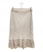 ISSEY MIYAKE FETEイッセイミヤケフェット）の古着「パイカットスカート」｜グレー