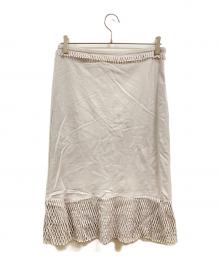 ISSEY MIYAKE FETE（イッセイミヤケフェット）の古着「パイカットスカート」｜グレー