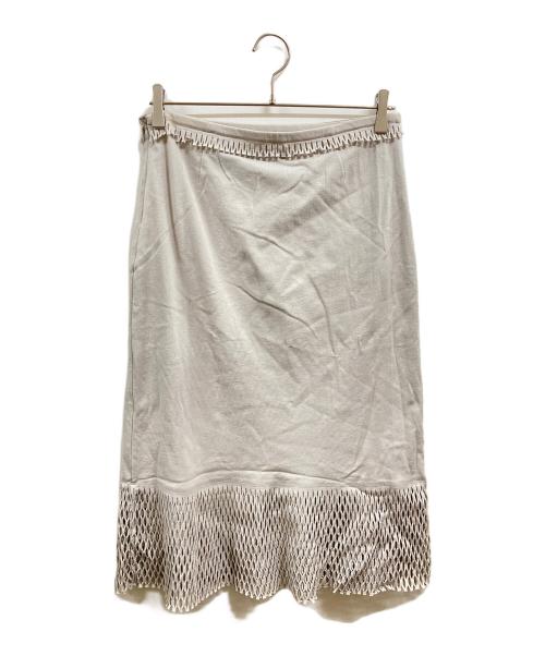 ISSEY MIYAKE FETE（イッセイミヤケフェット）ISSEY MIYAKE FETE (イッセイミヤケフェット) パイカットスカート グレー サイズ:3の古着・服飾アイテム