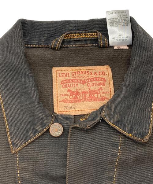 LEVI'S（リーバイス）LEVI'S (リーバイス) デニムトラッカージャケット ブラック サイズ:Mの古着・服飾アイテム
