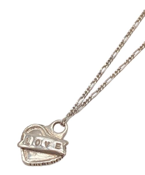 frank and easy（フランクアンドイージー）frank and easy (フランクアンドイージー) ハートネックレス シルバーの古着・服飾アイテム