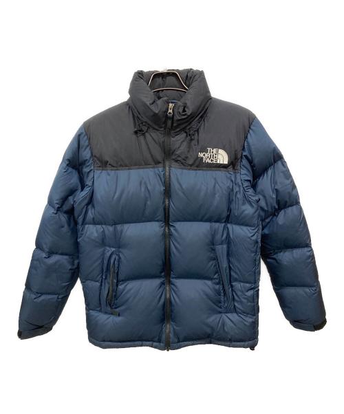 THE NORTH FACE（ザ ノース フェイス）THE NORTH FACE (ザ ノース フェイス) NUPTSE JACKET ブルー×ブラック サイズ:Ｍの古着・服飾アイテム