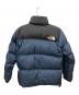 THE NORTH FACE (ザ ノース フェイス) NUPTSE JACKET ブルー×ブラック サイズ:Ｍ：14000円