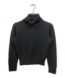 BURBERRY LONDON（バーバリーロンドン）の古着「タートルネックニット」｜ブラック
