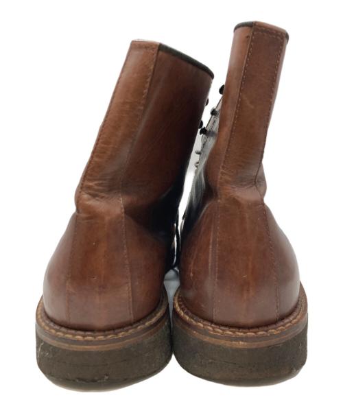 KENZO（ケンゾー）KENZO (ケンゾー) 4ホールレザーブーツ ブラウン サイズ:261/2の古着・服飾アイテム