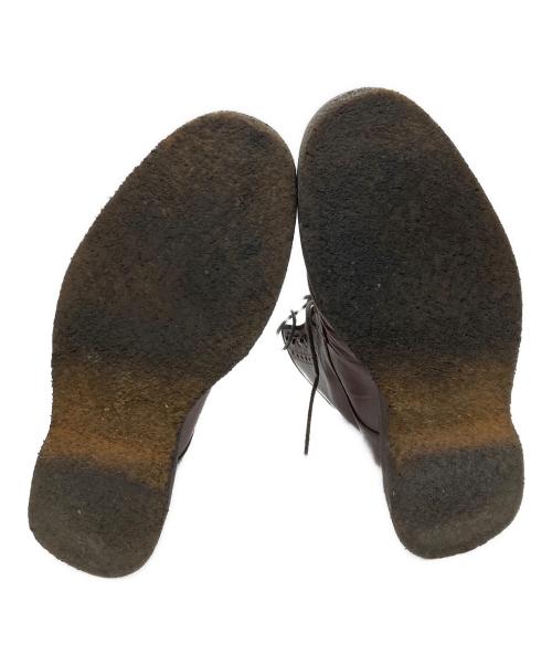 KENZO（ケンゾー）KENZO (ケンゾー) 4ホールレザーブーツ ブラウン サイズ:261/2の古着・服飾アイテム