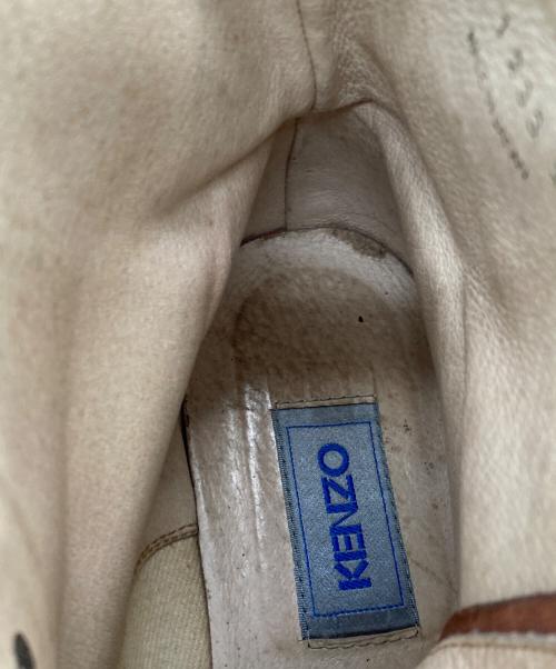 KENZO（ケンゾー）KENZO (ケンゾー) 4ホールレザーブーツ ブラウン サイズ:261/2の古着・服飾アイテム