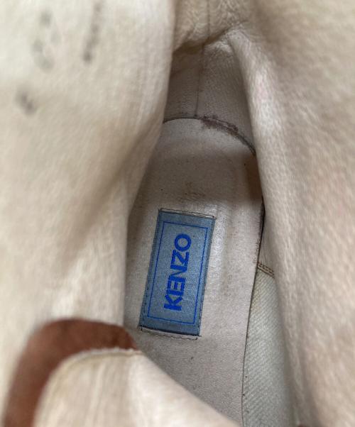 KENZO（ケンゾー）KENZO (ケンゾー) 4ホールレザーブーツ ブラウン サイズ:261/2の古着・服飾アイテム