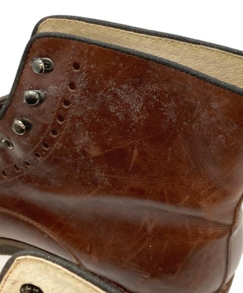 KENZO（ケンゾー）KENZO (ケンゾー) 4ホールレザーブーツ ブラウン サイズ:261/2の古着・服飾アイテム