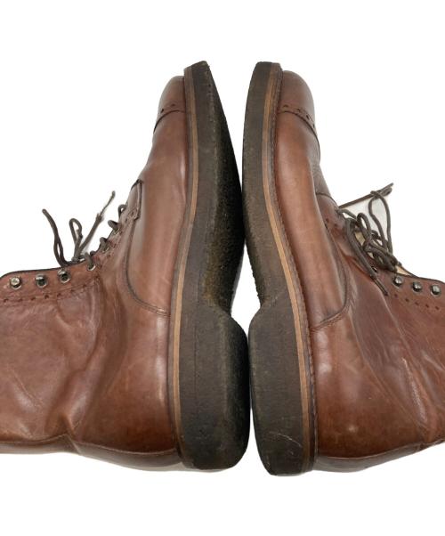 KENZO（ケンゾー）KENZO (ケンゾー) 4ホールレザーブーツ ブラウン サイズ:261/2の古着・服飾アイテム