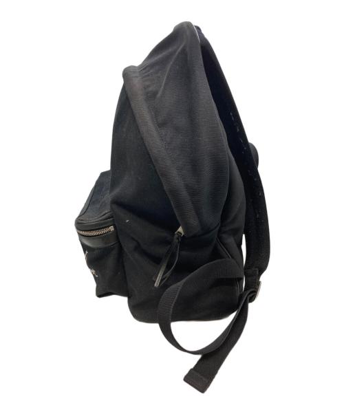 Saint Laurent Paris（サンローランパリ）Saint Laurent Paris (サンローランパリ) キャンバス シティ バックパック ブラックの古着・服飾アイテム