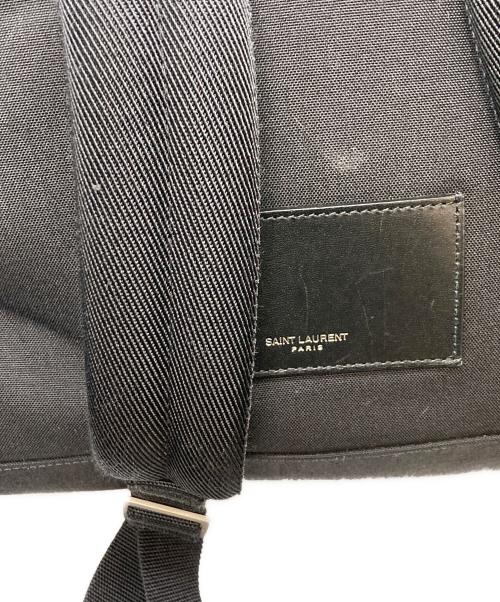Saint Laurent Paris（サンローランパリ）Saint Laurent Paris (サンローランパリ) キャンバス シティ バックパック ブラックの古着・服飾アイテム
