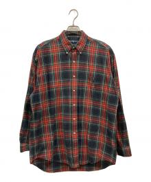 POLO RALPH LAUREN（ポロ・ラルフローレン）の古着「チェックシャツ」｜レッド×グリーン