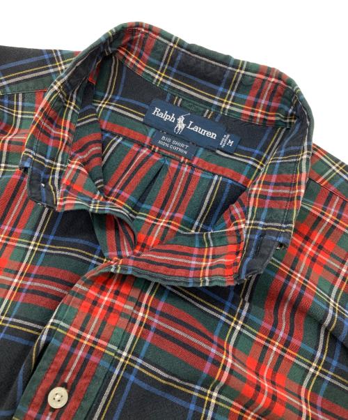POLO RALPH LAUREN（ポロ・ラルフローレン）POLO RALPH LAUREN (ポロ・ラルフローレン) チェックシャツ レッド×グリーン サイズ:Mの古着・服飾アイテム