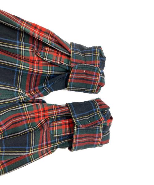 POLO RALPH LAUREN（ポロ・ラルフローレン）POLO RALPH LAUREN (ポロ・ラルフローレン) チェックシャツ レッド×グリーン サイズ:Mの古着・服飾アイテム
