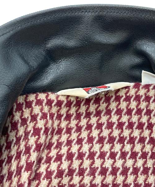 BEN DAVIS（ベンデイビス）BEN DAVIS (ベンデイビス) カウハイドシングルレザースポーツジャケット ブラック サイズ:Ｌの古着・服飾アイテム