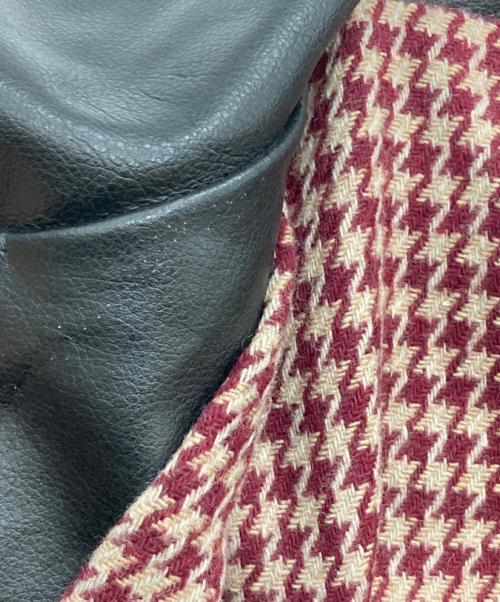 BEN DAVIS（ベンデイビス）BEN DAVIS (ベンデイビス) カウハイドシングルレザースポーツジャケット ブラック サイズ:Ｌの古着・服飾アイテム