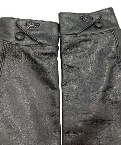 BEN DAVIS（ベンデイビス）BEN DAVIS (ベンデイビス) カウハイドシングルレザースポーツジャケット ブラック サイズ:Ｌの古着・服飾アイテム