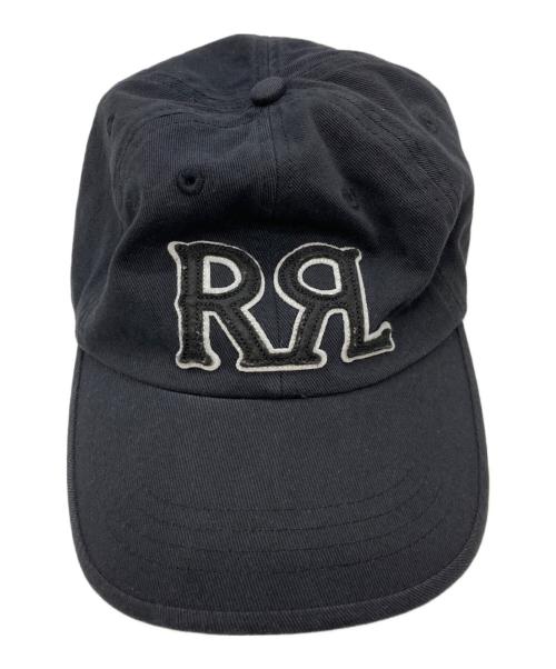 RRL（ダブルアールエル）RRL (ダブルアールエル) ロゴキャップ ブラックの古着・服飾アイテム