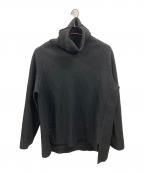 VOAAOVヴォアーブ）の古着「WOOL SWITCHING HIGH NECK SWEAT」｜ブラック