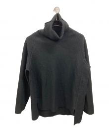 VOAAOV（ヴォアーブ）の古着「WOOL SWITCHING HIGH NECK SWEAT」｜ブラック