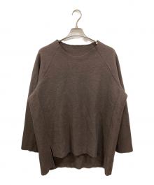 VOAAOV（ヴォアーブ）の古着「WOOL RING YARN COMPRESSED JERSEY KNIT」｜ブラウン
