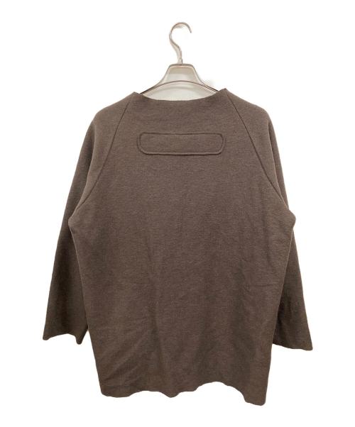 VOAAOV（ヴォアーブ）VOAAOV (ヴォアーブ) WOOL RING YARN COMPRESSED JERSEY KNIT ブラウン サイズ:1の古着・服飾アイテム