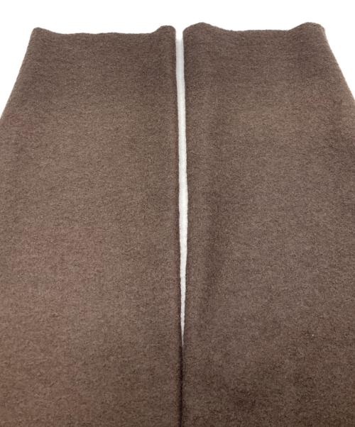 VOAAOV（ヴォアーブ）VOAAOV (ヴォアーブ) WOOL RING YARN COMPRESSED JERSEY KNIT ブラウン サイズ:1の古着・服飾アイテム