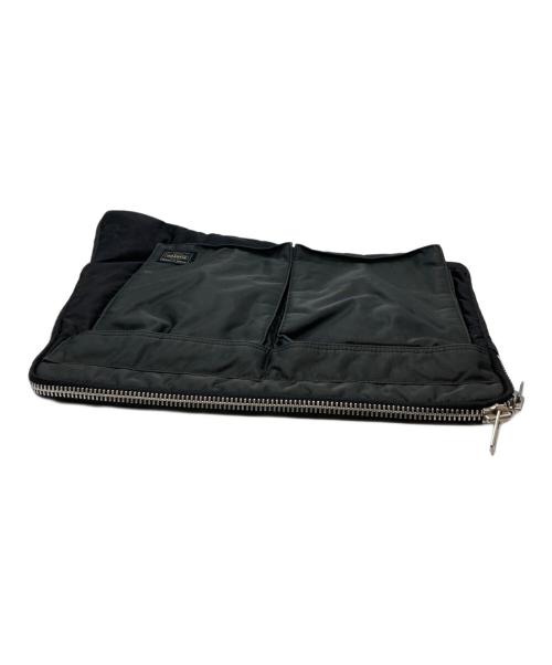 PORTER（ポーター）PORTER (ポーター) ANREALAGE (アンリアレイジ) クラッチバッグ ブラックの古着・服飾アイテム