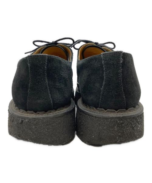 GEORGE COX（ジョージコックス）GEORGE COX (ジョージコックス) ポインテッドトゥスウェードブーツ ブラック サイズ:9の古着・服飾アイテム